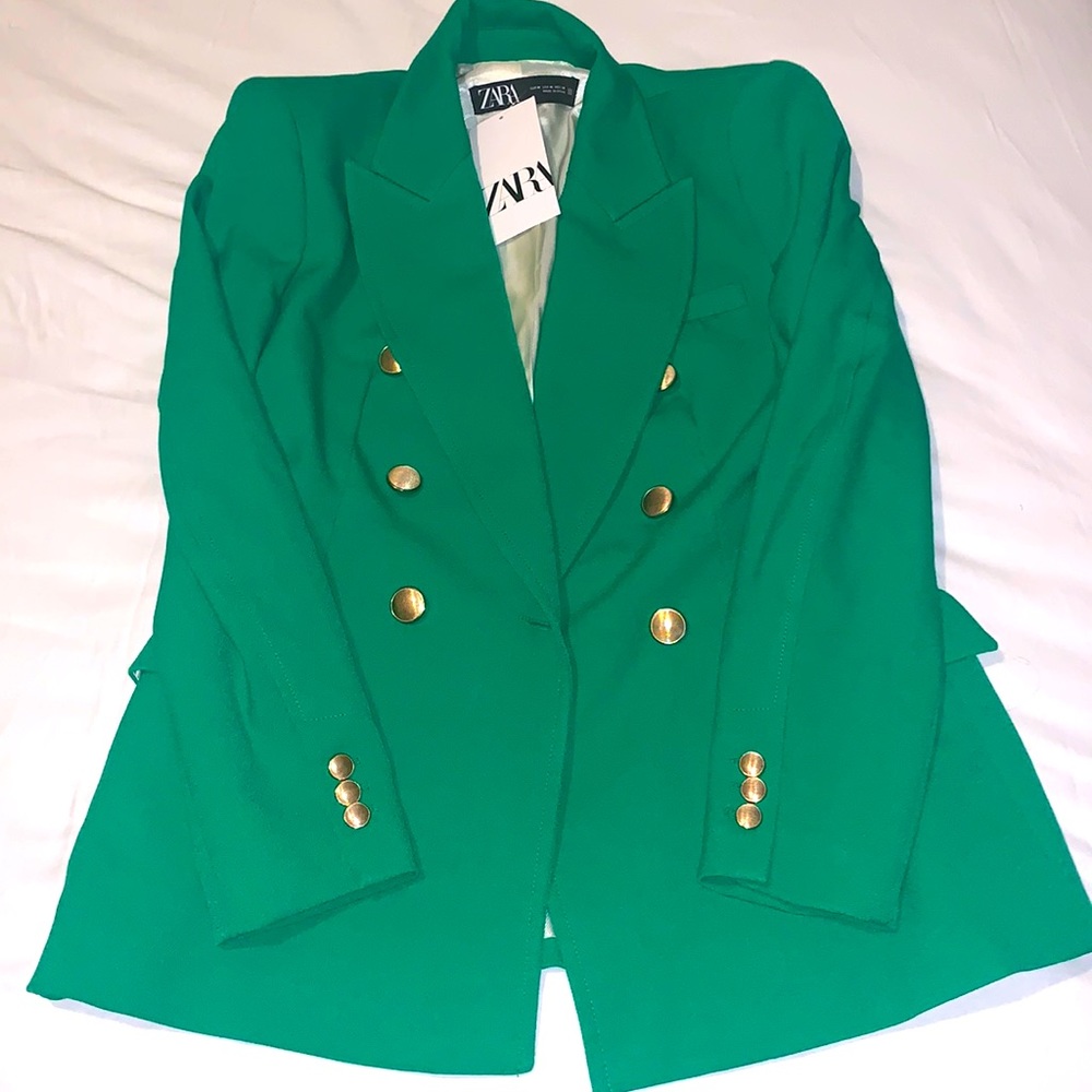 Zara Green Blazer